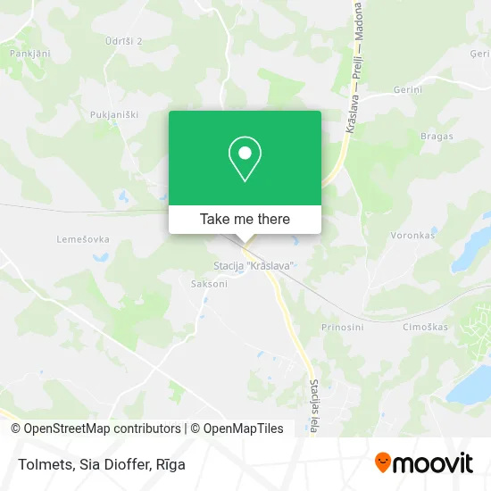 Tolmets, Sia Dioffer map