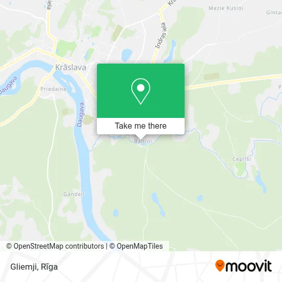 Gliemji map