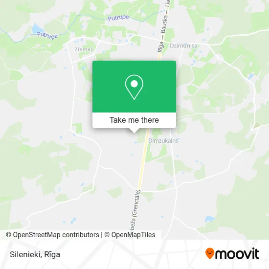 Silenieki map