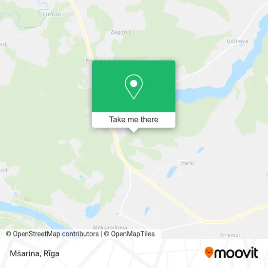 Mšarina map