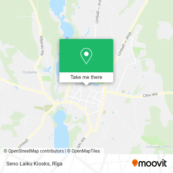 Seno Laiku Kiosks map
