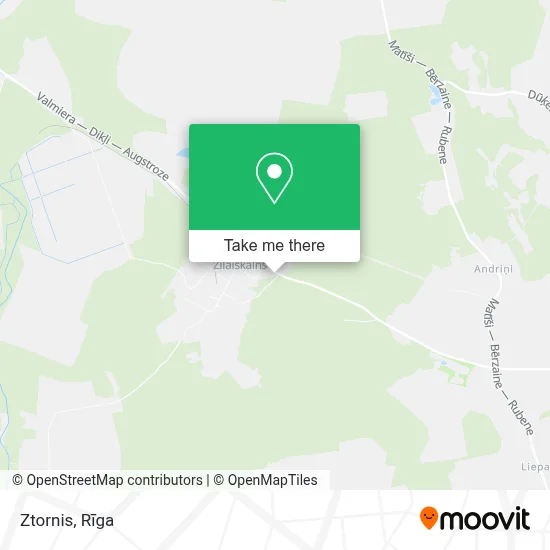 Ztornis map