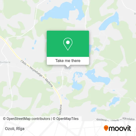 Ozoli map