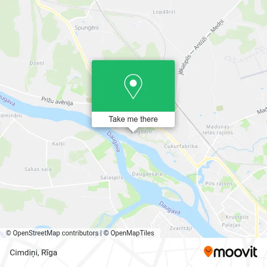 Cimdiņi map