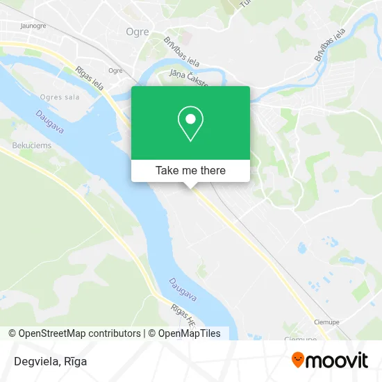 Degviela map