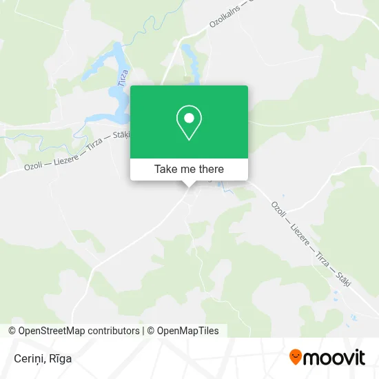 Ceriņi map