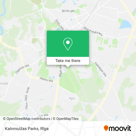 Kalnmuižas Parks map