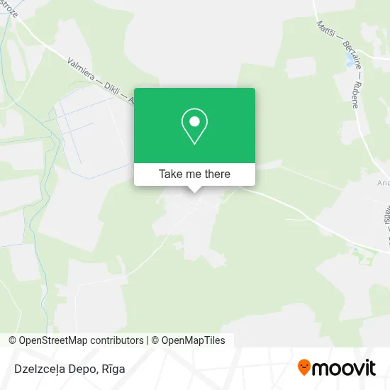 Dzelzceļa Depo map