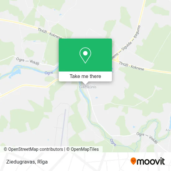 Ziedugravas map