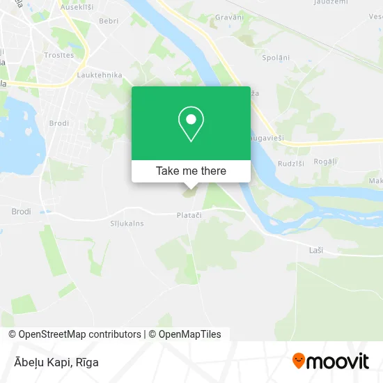 Ābeļu Kapi map