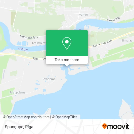 Spuņņupe map