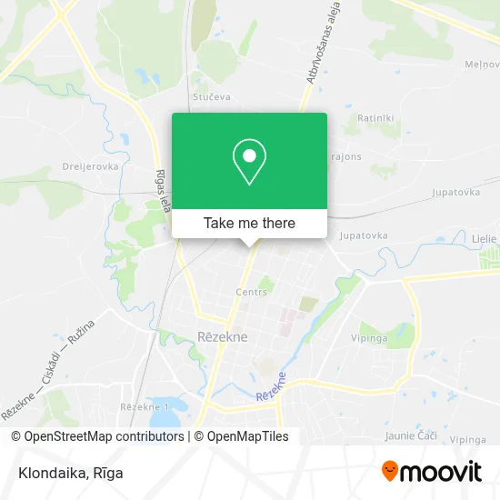 Klondaika map