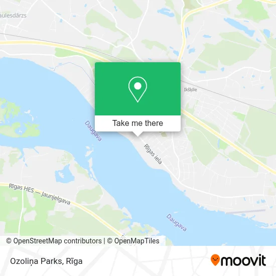 Ozoliņa Parks map
