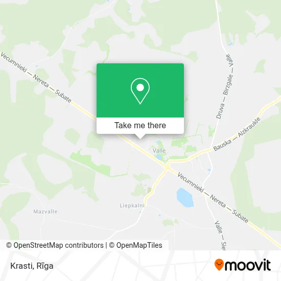Krasti map