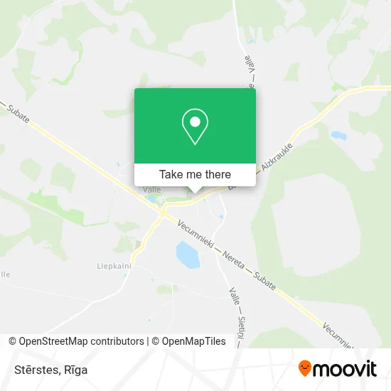 Stērstes map