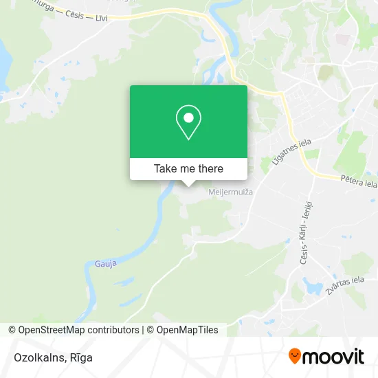 Ozolkalns map