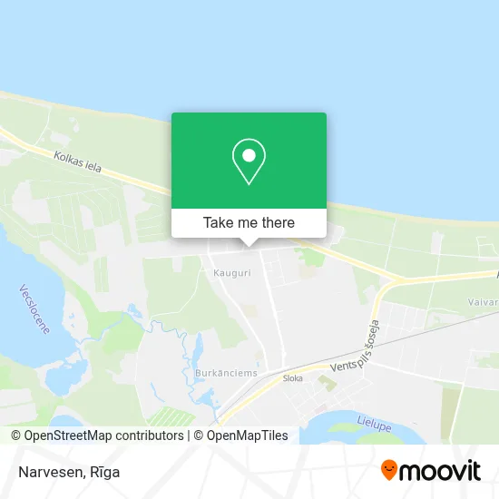Narvesen map