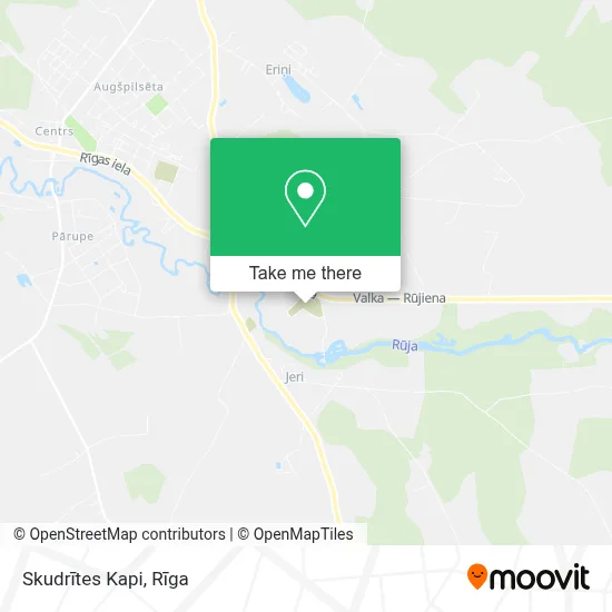 Skudrītes Kapi map
