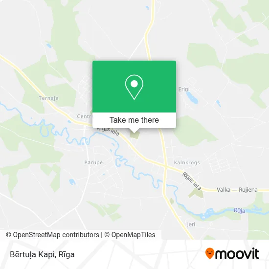 Bērtuļa Kapi map