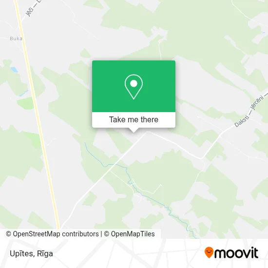 Upītes map