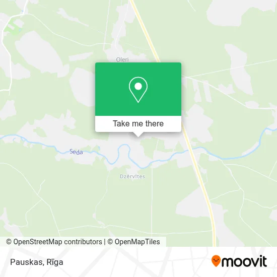 Pauskas map