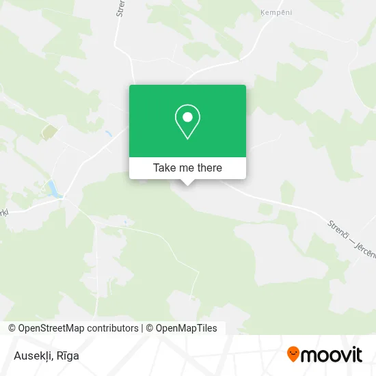 Ausekļi map
