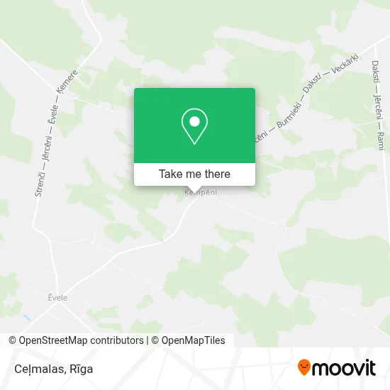 Ceļmalas map