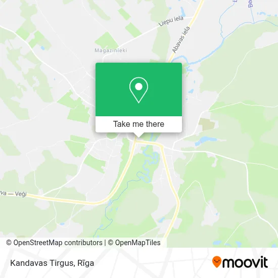 Kandavas Tirgus map