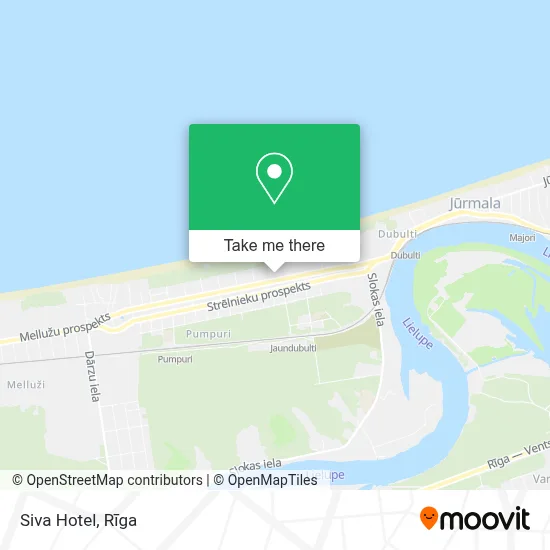 Siva Hotel map