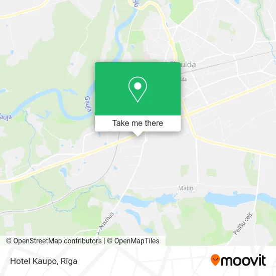 Hotel Kaupo map