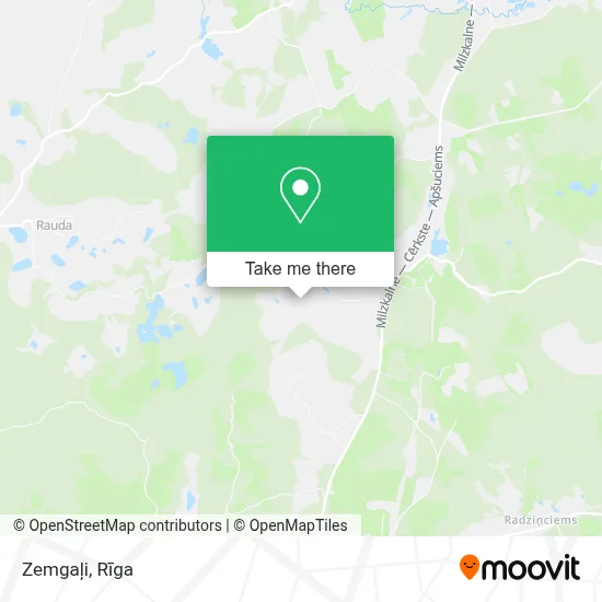 Zemgaļi map