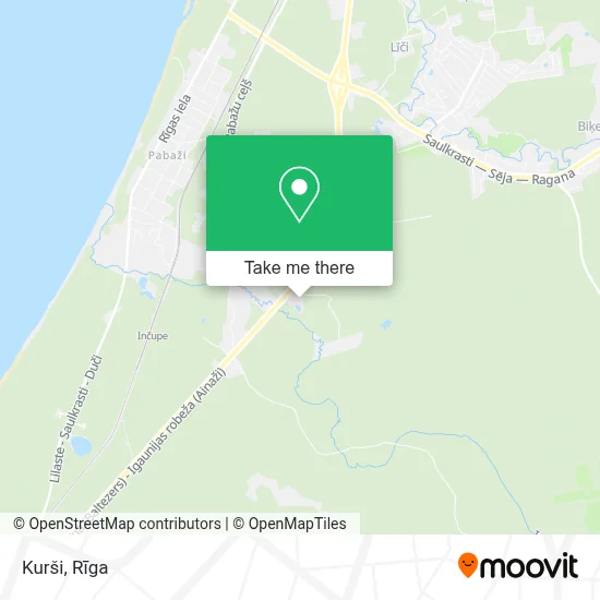 Kurši map