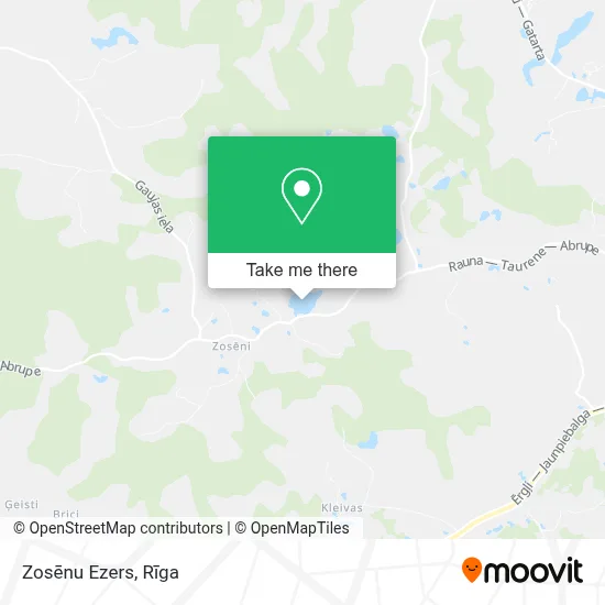 Zosēnu Ezers map