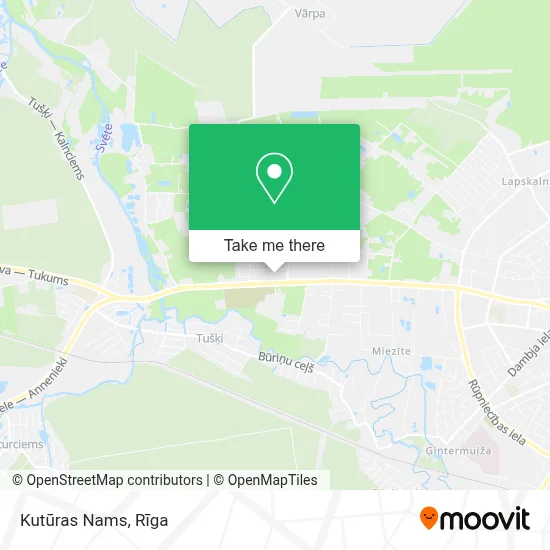 Kutūras Nams map