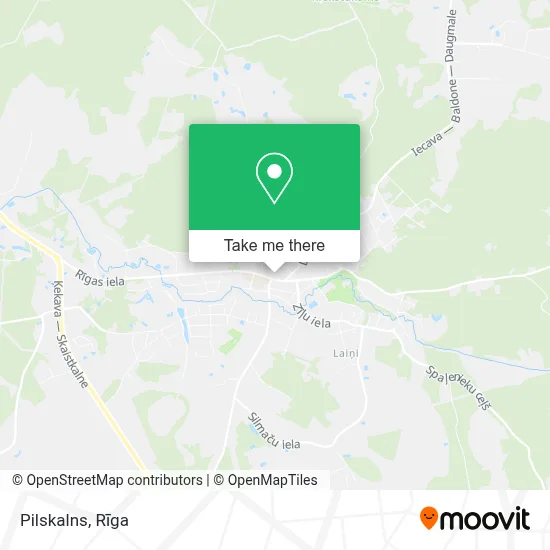 Pilskalns map