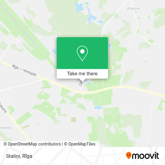 Staliņi map