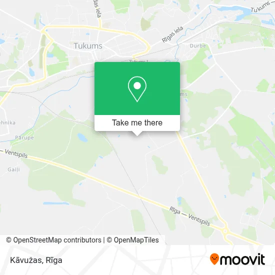 Kāvužas map