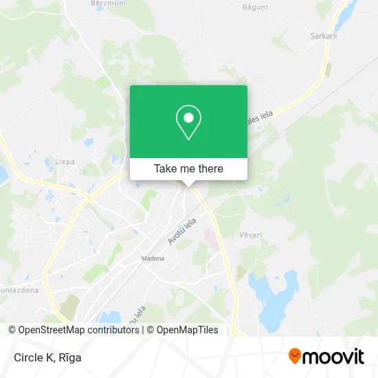 Circle K map
