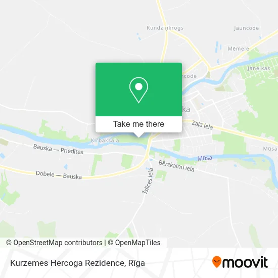 Kurzemes Hercoga Rezidence map