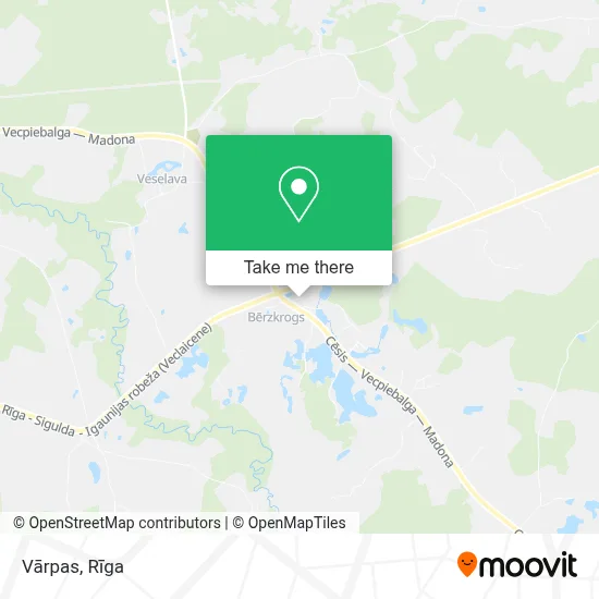 Vārpas map