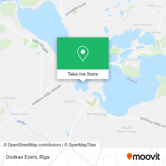 Dodkas Ezers map