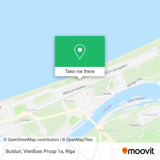 Bulduri, Vienības Prosp 1a map