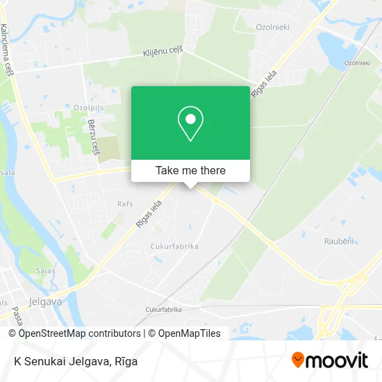 K Senukai Jelgava map