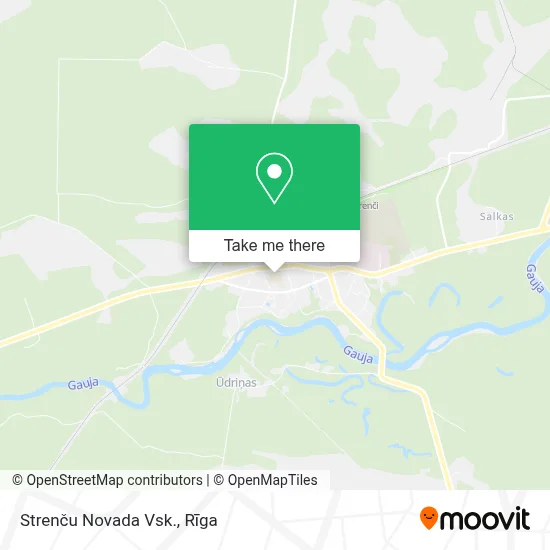 Strenču Novada Vsk. map