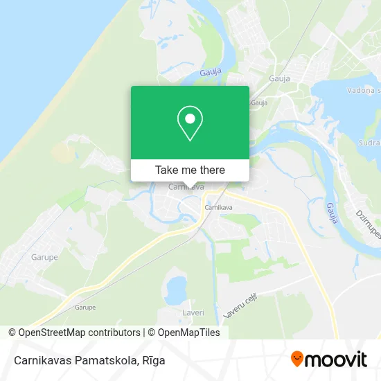 Carnikavas Pamatskola map