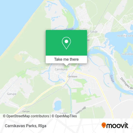 Carnikavas Parks map