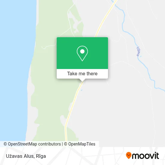 Užavas Alus map