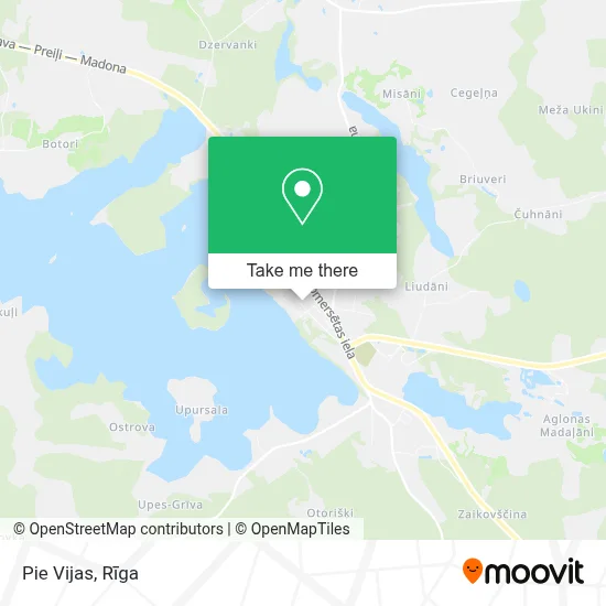 Pie Vijas map