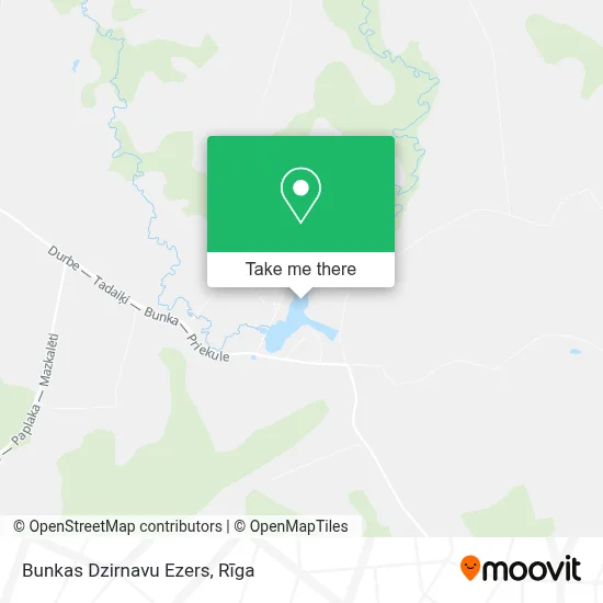 Bunkas Dzirnavu Ezers map