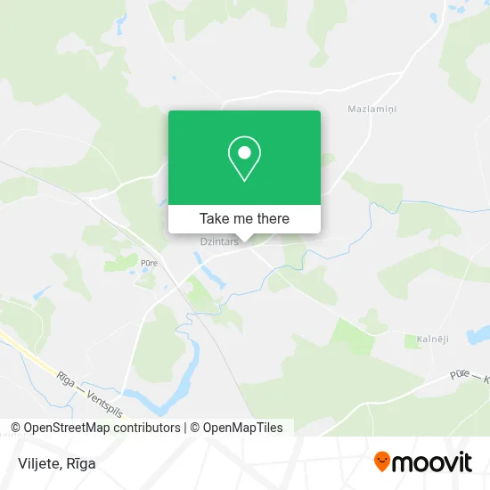 Viljete map